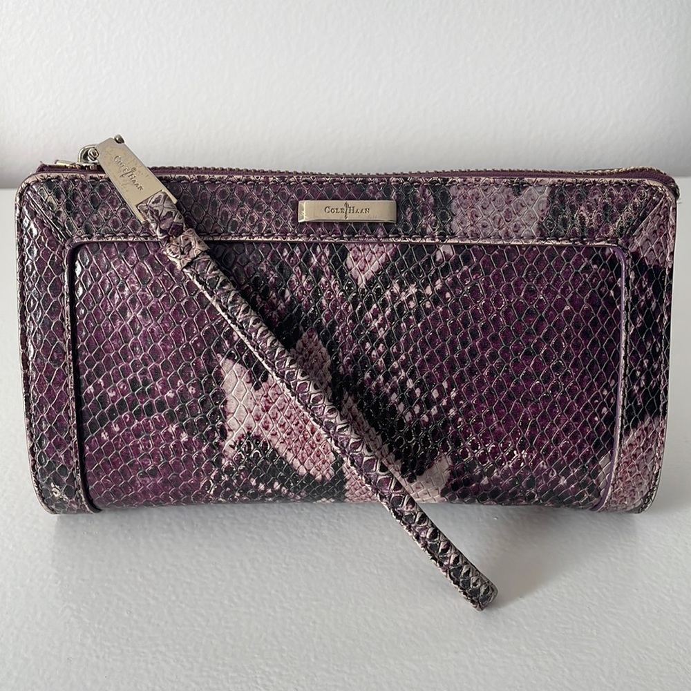 Cole Haan Genuine Leather Clutch Bag/Wristlet